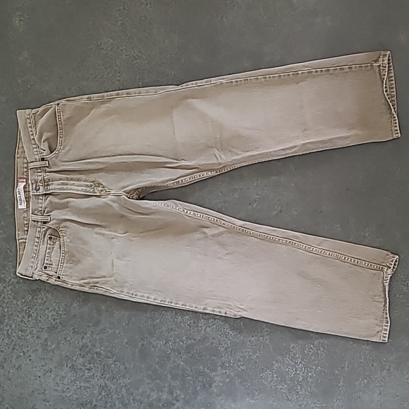 LEVI'S 505 REGULAR FIT BROWN TAN JEANS 38X30 - Picture 3 of 7